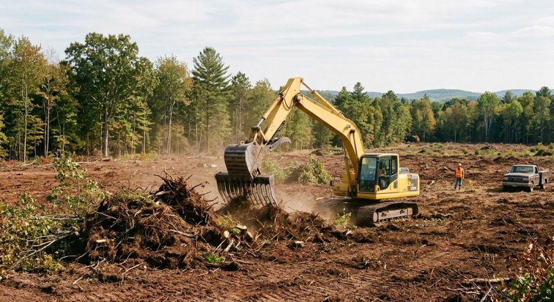 Construction Site Land Clearing in Marietta, GA
