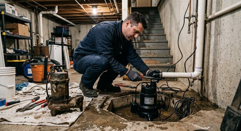 Ejector Pump Installation in Des Moines, IA