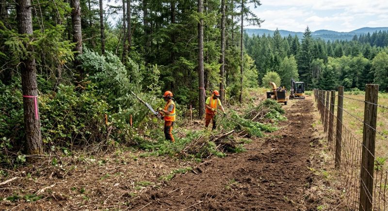 Hill Clearing in Marietta, GA