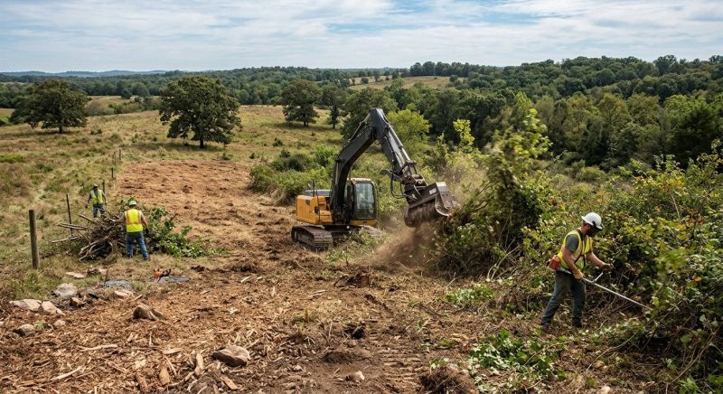 Pool Land Clearing in Gwinnett County, GA