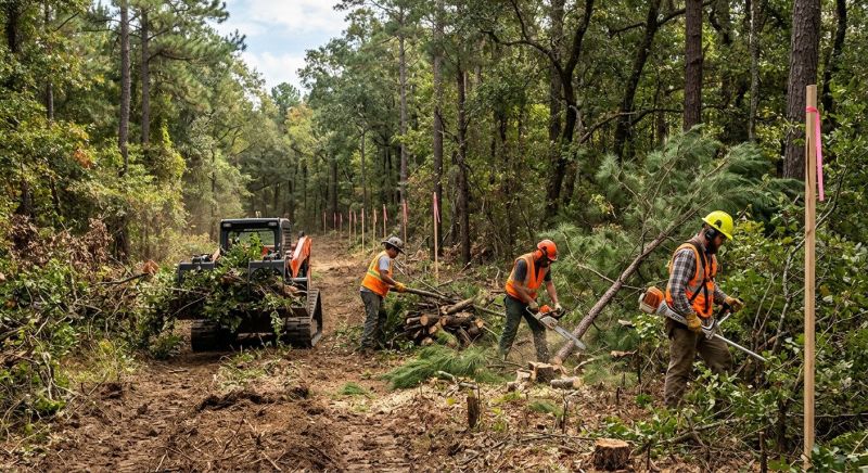 Slope Clearing in Cumming, GA