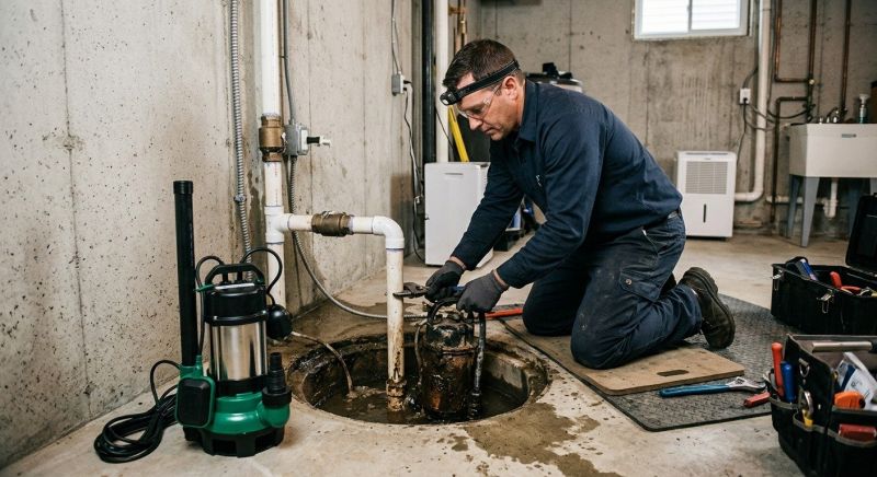 Sump Pump Relocation in Tuscaloosa, AL